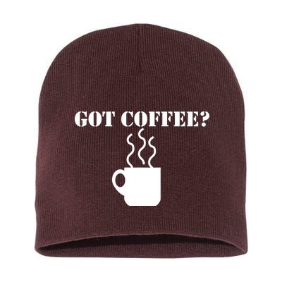 Got Coffee? Short Acrylic Beanie