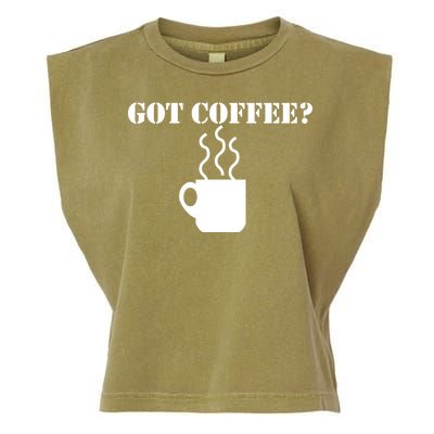 Got Coffee? Garment-Dyed Women's Muscle Tee