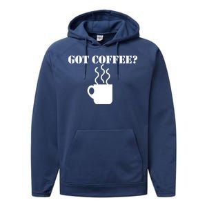 Got Coffee? Performance Fleece Hoodie