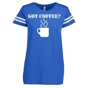 Got Coffee? Enza Ladies Jersey Football T-Shirt