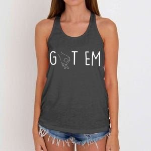 Got Em Funny Prank Women's Knotted Racerback Tank