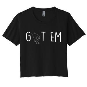 Got Em Funny Prank Women's Crop Top Tee