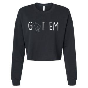 Got Em Funny Prank Cropped Pullover Crew