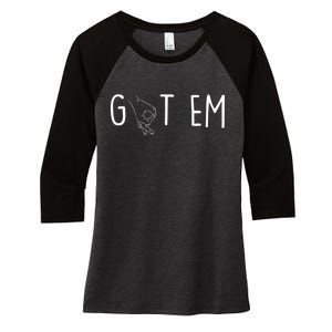 Got Em Funny Prank Women's Tri-Blend 3/4-Sleeve Raglan Shirt