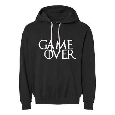 GOT Game Over Pixel  Garment-Dyed Fleece Hoodie