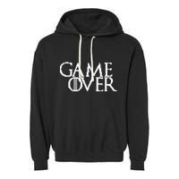 GOT Game Over Pixel  Garment-Dyed Fleece Hoodie