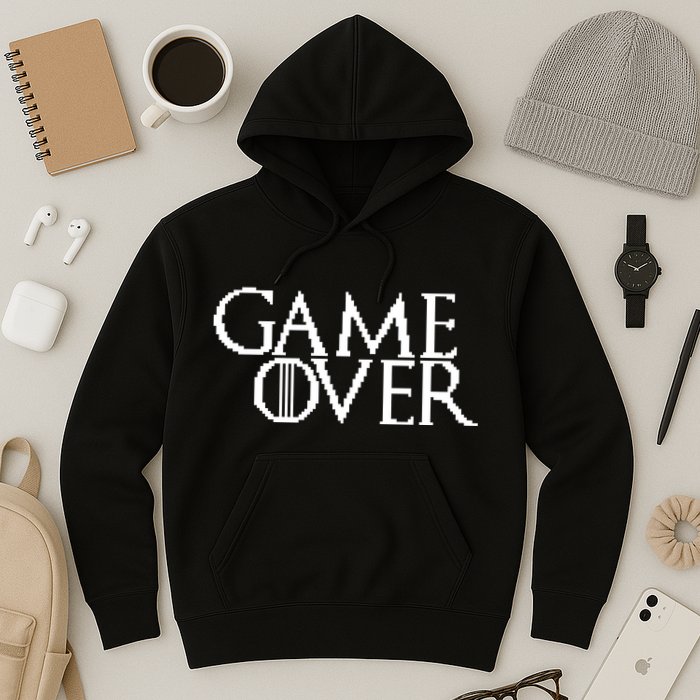 GOT Game Over Pixel  Hoodie