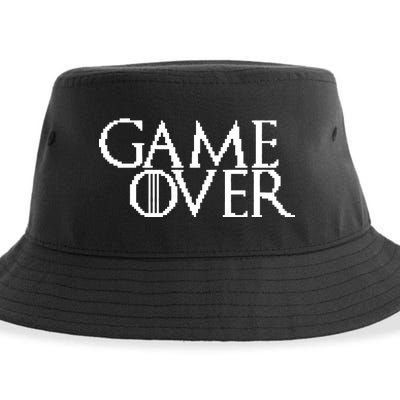 GOT Game Over Pixel  Sustainable Bucket Hat