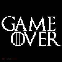GOT Game Over Pixel  7-Panel Snapback Hat