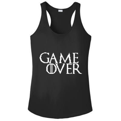 GOT Game Over Pixel  Ladies PosiCharge Competitor Racerback Tank