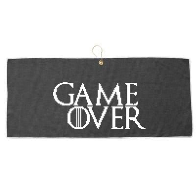 GOT Game Over Pixel  Large Microfiber Waffle Golf Towel