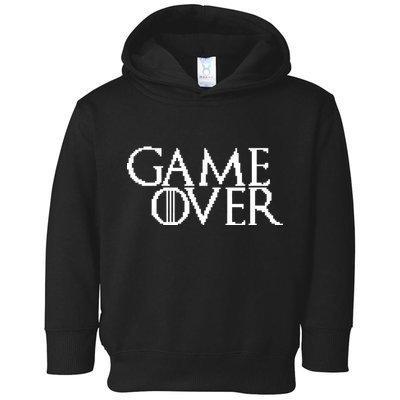 GOT Game Over Pixel  Toddler Hoodie