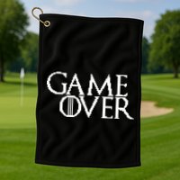 GOT Game Over Pixel  Golf Towel