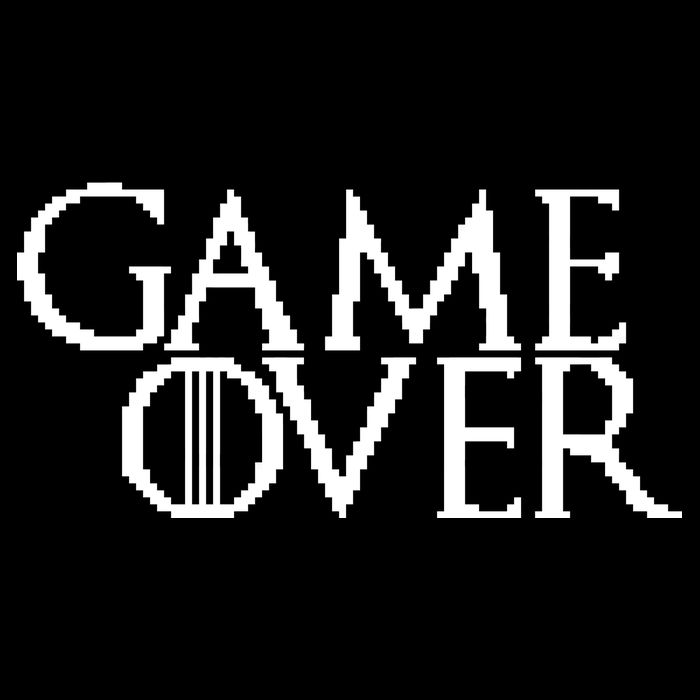 GOT Game Over Pixel  Visor