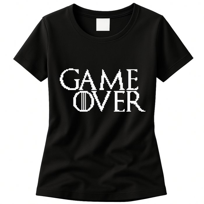 GOT Game Over Pixel  Womens T-Shirt