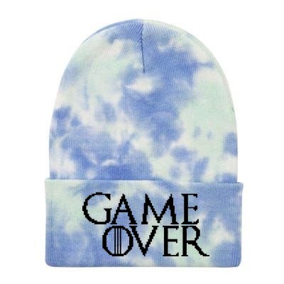 GOT Game Over Pixel  Tie Dye 12in Knit Beanie