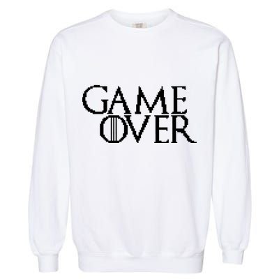 GOT Game Over Pixel  Garment-Dyed Sweatshirt
