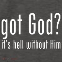 Got God It's Hell Without Him Vector Backpack