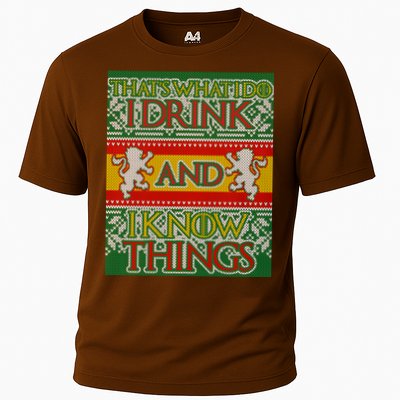 GOT I Drink and I Know Things Ugly Christmas Performance Shirt