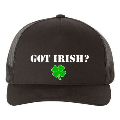 Got Irish? Cloverleaf Yupoong Adult 5-Panel Trucker Hat