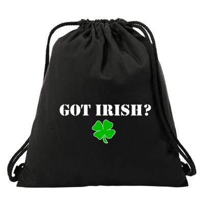 Got Irish? Cloverleaf Drawstring Bag