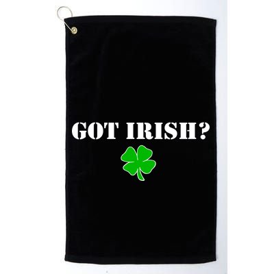 Got Irish? Cloverleaf Golf Towel