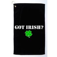 Got Irish? Cloverleaf Golf Towel