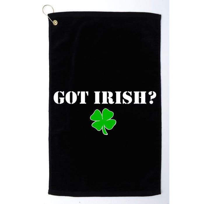 Got Irish? Cloverleaf Golf Towel