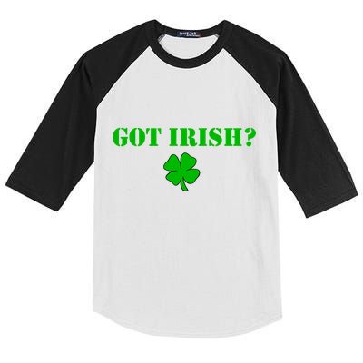 Got Irish? Cloverleaf Kids Colorblock Raglan Jersey