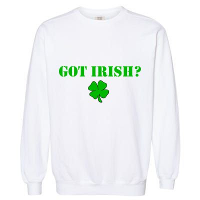 Got Irish? Cloverleaf Garment-Dyed Sweatshirt