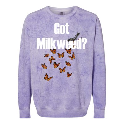 Got Milkweed? Colorblast Crewneck Sweatshirt