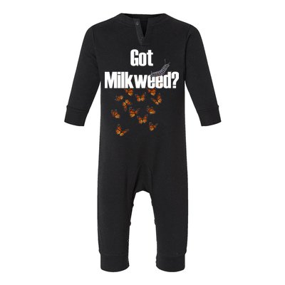 Got Milkweed? Infant Fleece One Piece