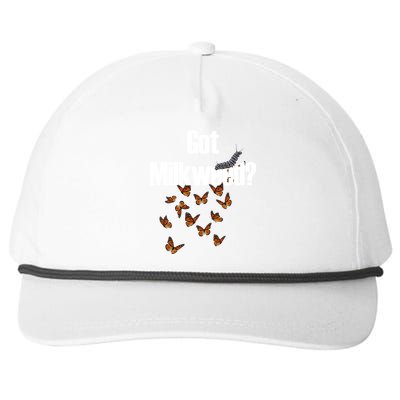 Got Milkweed? Snapback Five-Panel Rope Hat