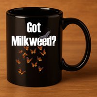Got Milkweed? 11oz C Handle Ceramic Mug
