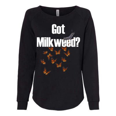 Got Milkweed? Womens California Wash Sweatshirt