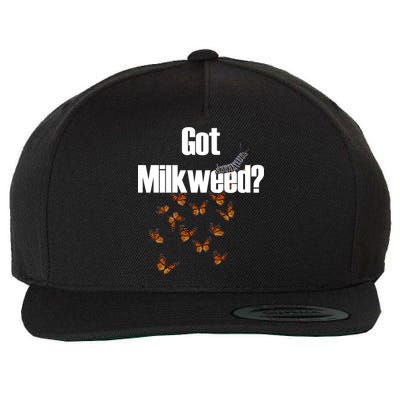 Got Milkweed? Wool Snapback Cap