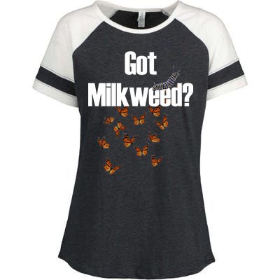 Got Milkweed? Enza Ladies Jersey Colorblock Tee