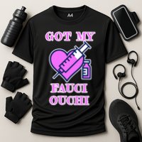 Got My Fauci Ouchi Vaccine Shot Vaccinated Cooling Performance Crew T-Shirt