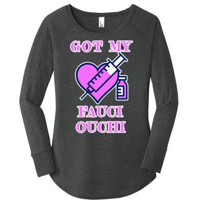 Got My Fauci Ouchi Vaccine Shot Vaccinated Women's Perfect Tri Tunic Long Sleeve Shirt