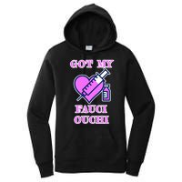 Got My Fauci Ouchi Vaccine Shot Vaccinated Women's Pullover Hoodie