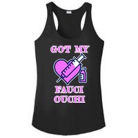 Got My Fauci Ouchi Vaccine Shot Vaccinated Ladies PosiCharge Competitor Racerback Tank