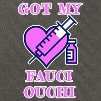 Got My Fauci Ouchi Vaccine Shot Vaccinated Cotton Canvas Backpack