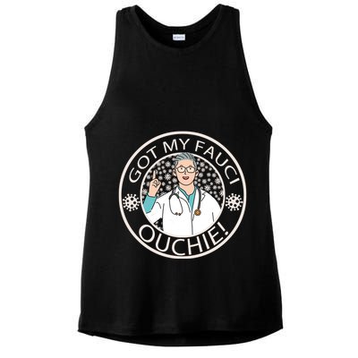 Got My Fauci Ouchie! Ladies PosiCharge Tri-Blend Wicking Tank