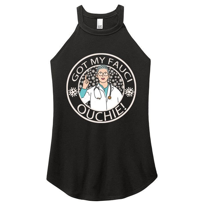Got My Fauci Ouchie! Women's Perfect Tri Rocker Tank