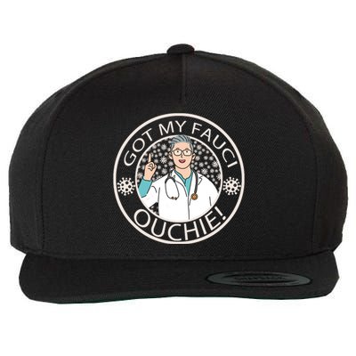 Got My Fauci Ouchie! Wool Snapback Cap