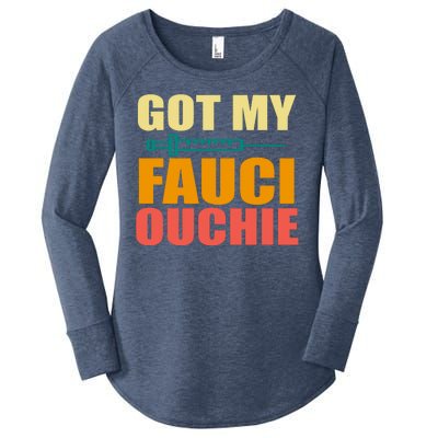 Got My Fauci Ouchie Funny Vaccine Shot Women's Perfect Tri Tunic Long Sleeve Shirt