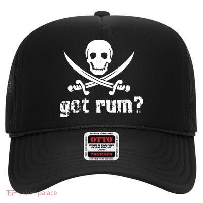 Got Rum? High Crown Mesh Back Trucker Hat