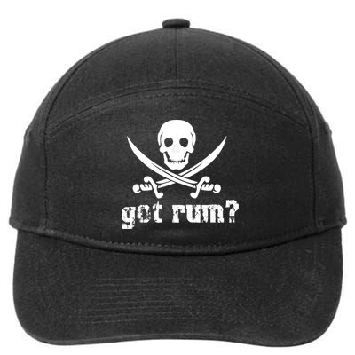Got Rum? 7-Panel Snapback Hat