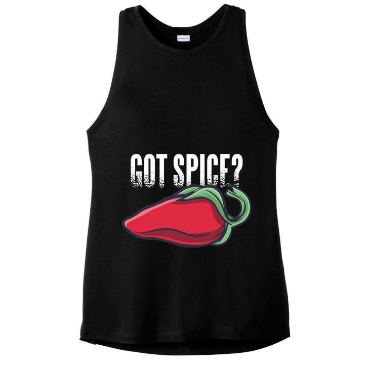 Got Spice? Ladies PosiCharge Tri-Blend Wicking Tank