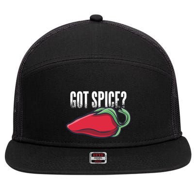 Got Spice? 7 Panel Mesh Trucker Snapback Hat